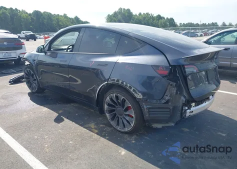 2025 Tesla Model Y Performance Dual Motor All-Wheel Drive from USA, damaged, VIN 7SAYGDEF8SA370135